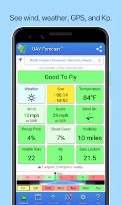 UAV Forecast for Drone Pilots android App screenshot 9